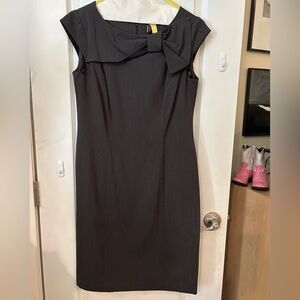 Dark grey dress, beautiful for work or dinner